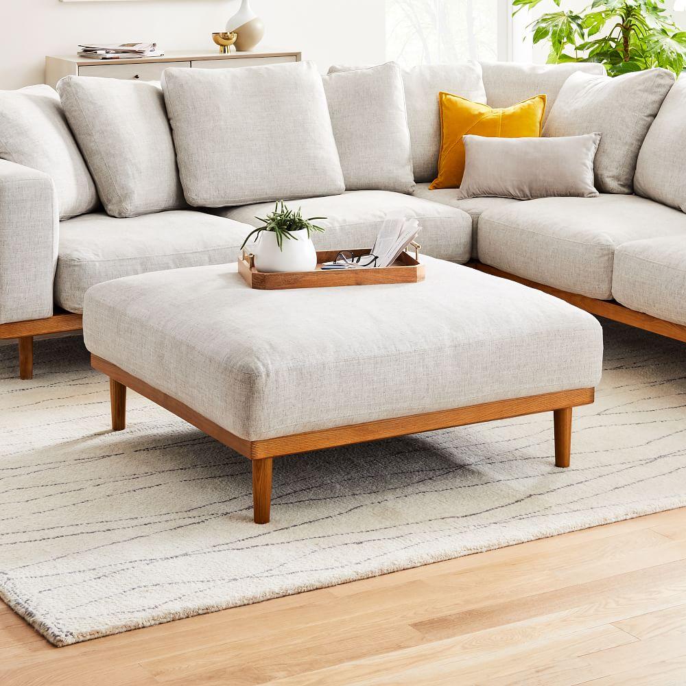 Newport Ottoman West Elm Australia